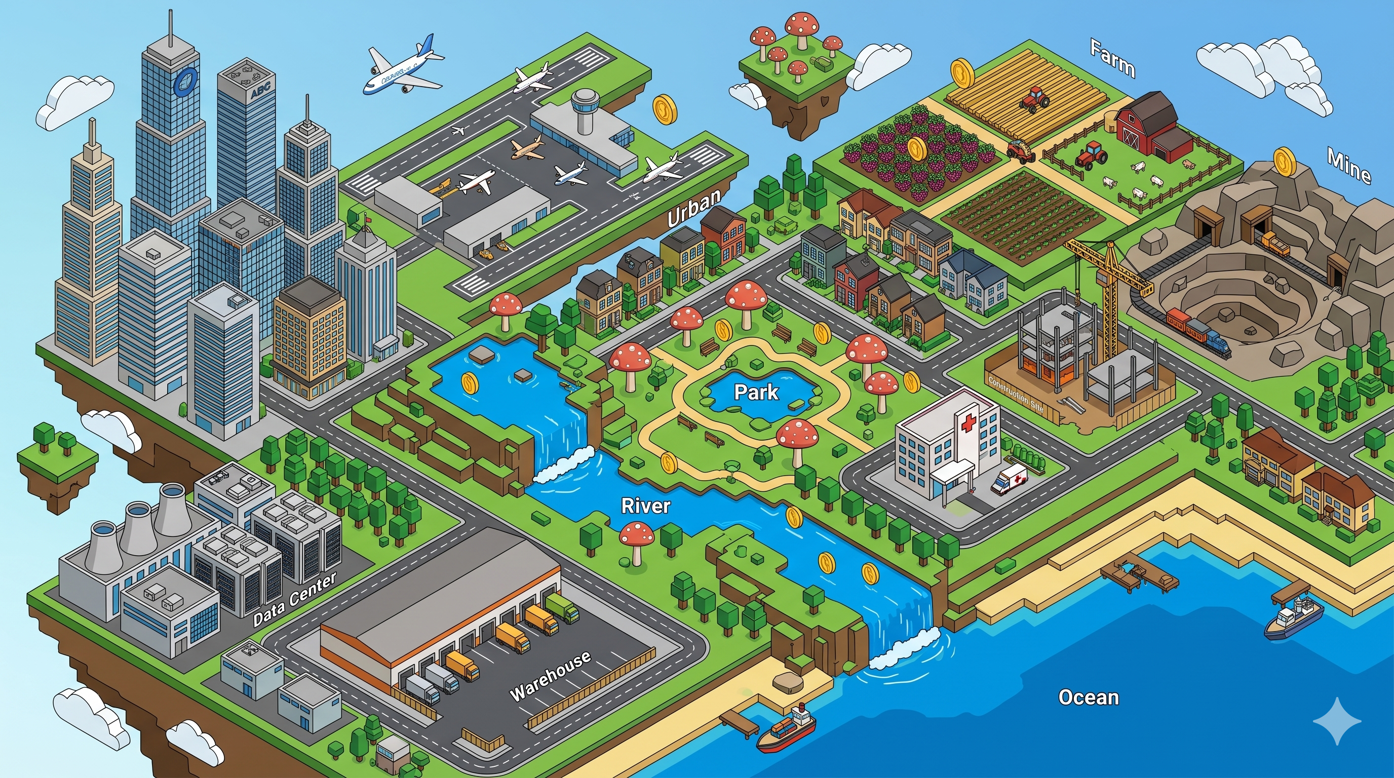 The Navito world map